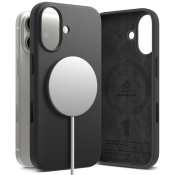 Ringke Silicone Magnetic MagSafe dėklas skirtas iPhone 17, violetinis