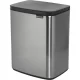 Šiukšliadėžė Brabantia BO 7 l, Matt Steel Fingerprint Proof