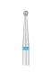 Deimantinis antgalis nagų frezai Exo PRO Rutulys 1.8 mm, vidutinis (Mėlynas)