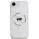 Karl Lagerfeld IML Metal Karl Head MagSafe dėklas iPhone 16e, baltas