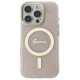 Guess dėklas iPhone 16 Pro Max IML 4G MagSafe, rožinis