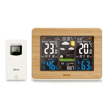 Meteorologinė stotelė Alecto WS-1560 su belaidžiu jutikliu, Bamboo