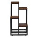ModernHome 4 Tier Plant Stand for Indoor Plants, Industrial Metal Flower Shelf