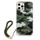 Guess Camo Collection dėklas, skirtas iPhone 12 Pro Max, Žalias (GUHCP12LKSARKA)