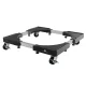 Maclean MC-119 B Mobile Appliance Base, Adjustable 700-900mm, 200kg, White