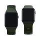 3mk silikoninis laikrodžio dirželis Apple Watch 42 / 44 / 45 / 49 mm, žalias