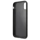 Karl Lagerfeld Saffiano Karl&Choupette Head dėklas iPhone X/XS, juodas