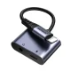 Joyroom SY-L01 2-in-1 Lightning to 3.5mm & Lightning Adapter, Black