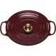 Ovalus troškintuvas Le Creuset Signature 31 cm, garnet
