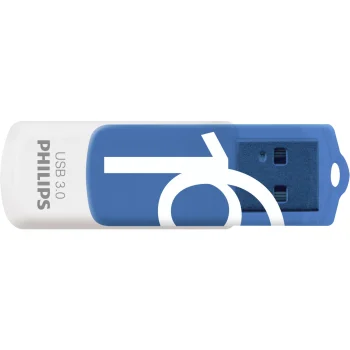 USB atmintinė Philips Vivid Edition 16GB USB 3.0, mėlyna / balta
