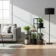 Plant Stand 5 Tier Metal Flower Pot Holder Shelf for Indoor Plants ModernHome, black