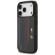 BMW dėklas iPhone 17 Pro telefonui M Kevlar Lines & Logo MagSafe, juodas