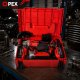 Akumuliatorinis kampinis šlifuoklis ir veržliasukis OPEX TOOLS OPX28006, 21V