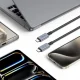 Tech-Protect UltraBoost Max USB-C 4.0 laidas 240W 2m, pilkas