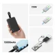 Išorinė magnetinė baterija Cuktech CP132ML 10000mAh, balta