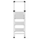 Kopėtėlės Hailo DK40 BasicLine Design, 3 pakopos, sidabrinės