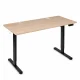 ModernHome elektrinis reguliuojamo aukščio stalas 120x60 cm 72-118 cm, ąžuolas