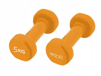 Ketaus svarmenys 4Fizjo Classic 2 x 5 kg, juodi