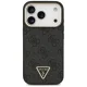 Guess 4G Triangle Logo MagSafe dėklas iPhone 17 Pro / 18 Pro, juodas ir auksinis