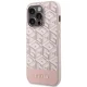 Guess iPhone 14 Pro Case GCube Stripes MagSafe, Pink