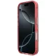 Guess IML Glitter Blossom Roses dėklas iPhone 17/18 Pro Max, MagSafe, bordo