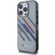 BMW dėklas skirtas iPhone 16 Pro Motorsport IML Random Stripes, pilkas