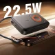 Išorinė baterija Joyroom JR-PBM02 10000 mAh 22.5W MagSafe su integruotu laidu, juoda
