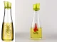 Bottle for oil vinegar glass dispenser with seasoning herbs 0.5l