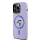 Apple iPhone 14 Pro Max 6.7\'\' Karl Lagerfeld Silicone Karl&Choupette Heads Ring MagSafe Cover Case, Purple