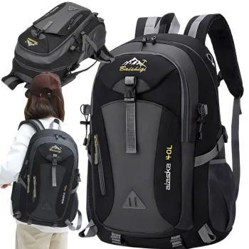 Turistinė kuprinė 40L, juoda