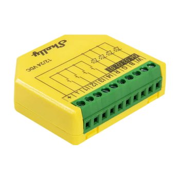 Išmanusis LED juostų valdiklis Shelly Plus RGBW PM, WiFi/Bluetooth