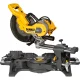 Akumuliatorinis skersinio pjovimo pjūklas DeWalt DCS727N-XJ 54V XR FLEXVOLT 250 mm be akumuliatoriaus