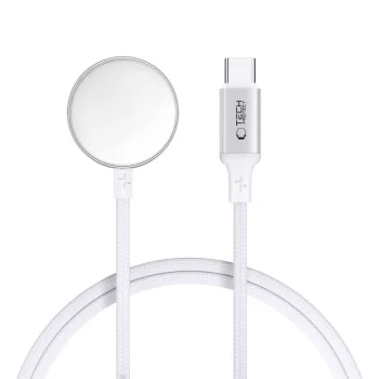 Tech-Protect UltraBoost USB-C indukcinis įkroviklis, skirtas Apple Watch, 1m, baltas