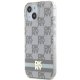 DKNY dėklas iPhone 15 Plus telefonui MagSafe, smėlio spalvos