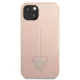 Guess Saffiano Triangle dėklas Apple iPhone 13 mini, rožinis