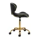 Kosmetologinė taburetė Gabbiano Q-4599G su atlošu, juoda