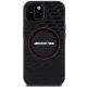 Mercedes AMG Silicone Carbon Pattern MagSafe dėklas iPhone 13 / 14 / 15, juodas