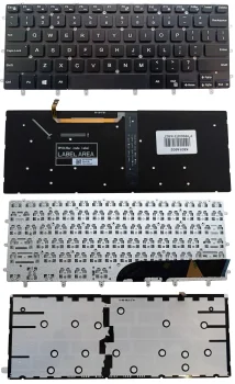 Klaviatūra Dell Inspiron 7558, 7568, XPS 15 9550, 9560, 9570, US, su apšvietimu