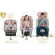 Nukido Aero Line automobilinė kėdutė 0-36 kg Isofix, smėlio spalvos