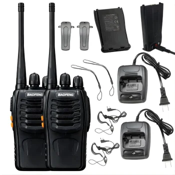 Nešiojamų radijo stotelių Baofeng BF-888S komplektas, juodas