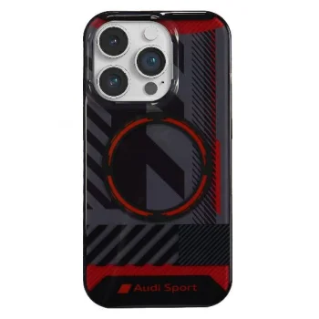 Audi IML Sport MagSafe dėklas iPhone 14 Pro Max, juodas