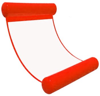 Inflatable Water Hammock Lounge Chair DA164A, Red
