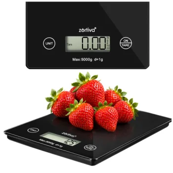 Elektroninės virtuvinės svarstyklės Zortiva, 5 kg / 1 g, LCD
