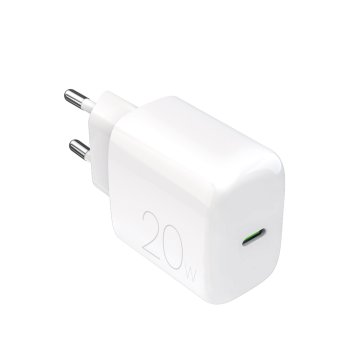 Puro PROLITE 20W USB-C įkroviklis, baltas