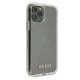 Guess iPhone 11 Pro Max dėklas Glitter, sidabrinis