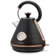 Berdsen BD-701 elektrinis virdulys su termometru, 1.7 l, juodas
