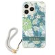 Guess Flower Strap dėklas skirtas iPhone 13 Pro Max, žalias