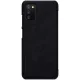 Atverčiamasis dėklas Nillkin Qin telefonui Samsung Galaxy A03s, juodas