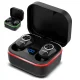 Belaidės ausinės Audiocore AC580 TWS Bluetooth 5.1 su įkrovimo dėklu, juodos