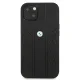 Apple iPhone 13 mini 5.4\" BMW Leather Curve Perforate Case Cover (BMHCP13SRSPPK), Black